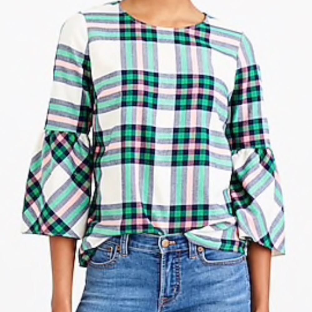 Jcrew factory bell sleeve top